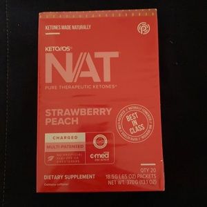 Pruvit STRAWBERRY PEACH charged keto Nat